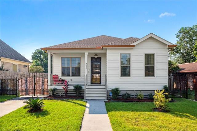 Exterior of 4108 Prentiss Avenue in New Orleans, Louisiana